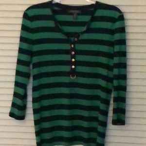 Ralph Lauren t-shirt with 3/4 length sleeves M